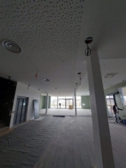 Plafond plaques de plâtres perforées pour l'acoustique de la salle de restaurant